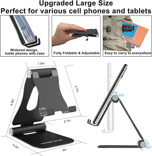 Adjustable Phone Stand folded