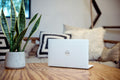 Large desk mat on a clean modern workspace